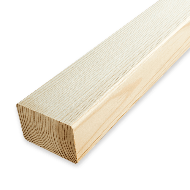 Брусок обрезной строганый сухой профилированный, Осина 40х40х2000