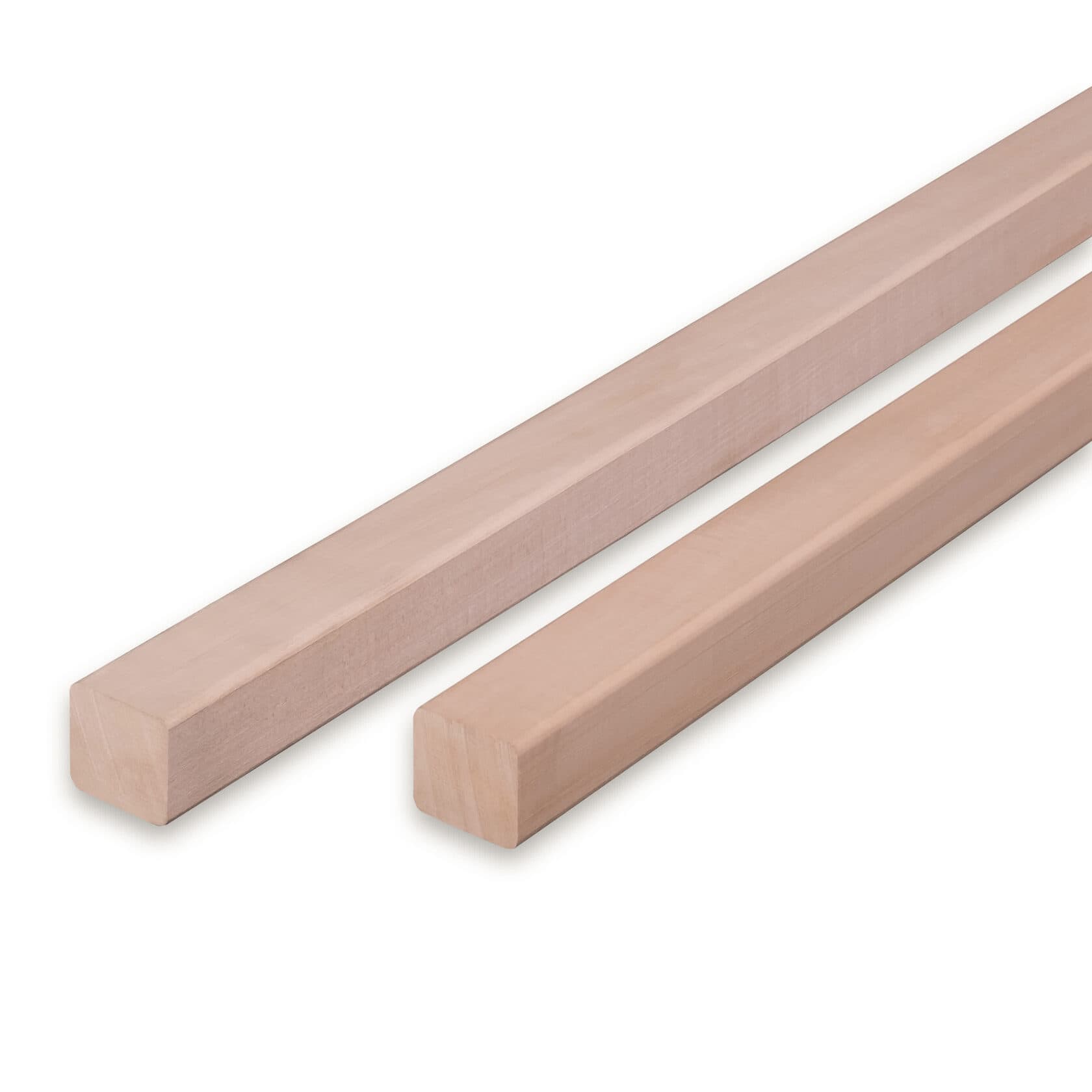 Брусок обрезной строганый профилированный, Липа, 40х40х2300